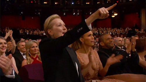 Meryl Streep and Jennifer Lopez Excited gif